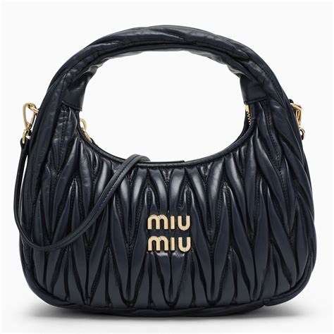 miu miu blue leather bag|miu michigan handbags.